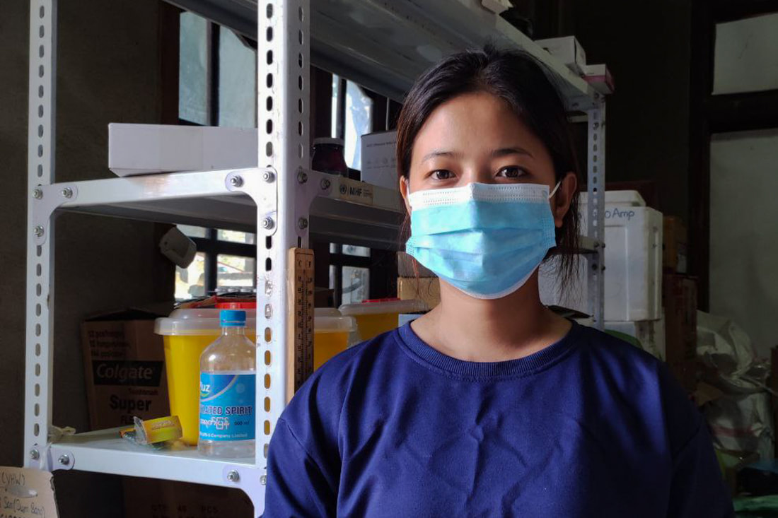 Ban Htoi, a field assistant with the Kachin Backpack Health Worker Team in Myanmar.